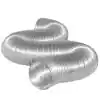 Photo 1 of 6 in. x 8 ft. Semi-Rigid Flexible Aluminum Duct
