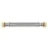 Photo 1 of 3/4 in. FIP x 3/4 in. FIP x 24 in. Stainless Steel Water Heater Supply Line. LOT OF 2. 
