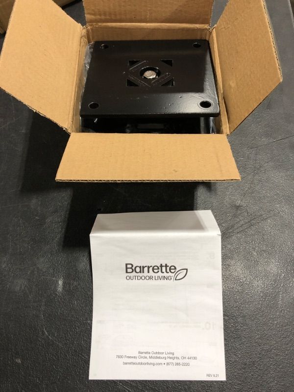 Photo 1 of 2 in. Black Surface Mount
