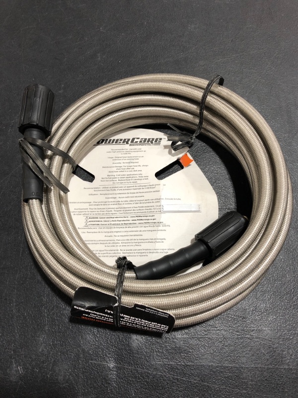 Photo 3 of 1/4 in. x 25 ft. Replacement/Extension Hose with M22 Threaded Connections for 3200 PSI Cold Water Pressure Washers
