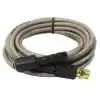 Photo 1 of 1/4 in. x 25 ft. Replacement/Extension Hose with M22 Threaded Connections for 3200 PSI Cold Water Pressure Washers
