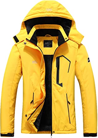 Photo 1 of Pooluly Women's Ski Jacket Warm Winter Waterproof Windbreaker Hooded Raincoat Snowboarding Jackets
