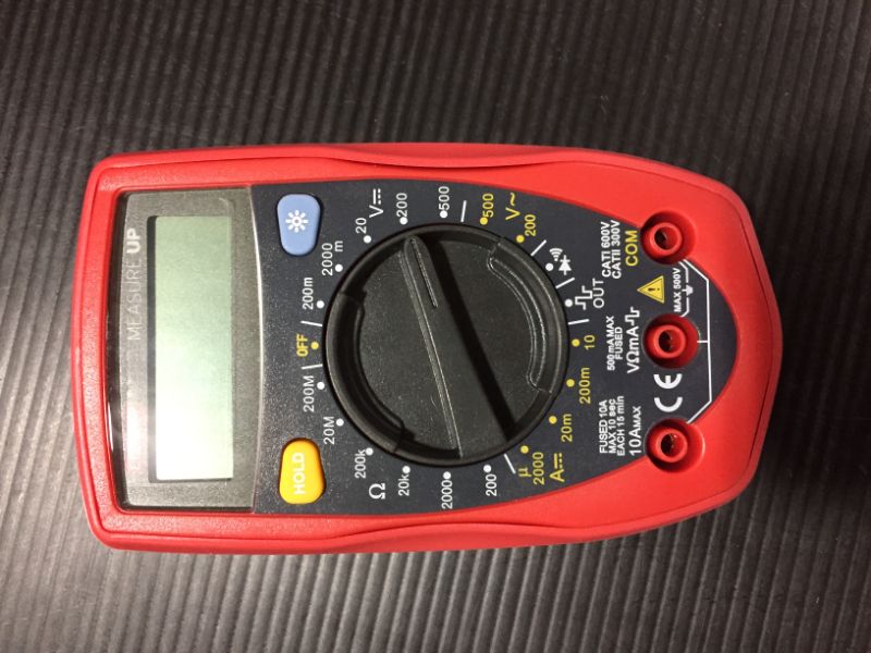 Photo 2 of Etekcity Digital Multimeter, Amp Volt Ohm Voltage Tester Meter with Diode
