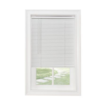 Photo 1 of Achim GII Morningstar Indoor Cordless White Vinyl Light Filtering Window Mini Blind 64 L X 29 W
