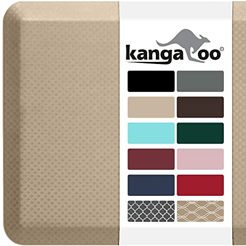 Photo 1 of KANGAROO 3/4" Thick Superior Comfort, Relieves Pressure, All Day Ergonomic Stain Resistant Floor Rug Anti Fatigue Cushion Mat, Durable Standing Desk,
