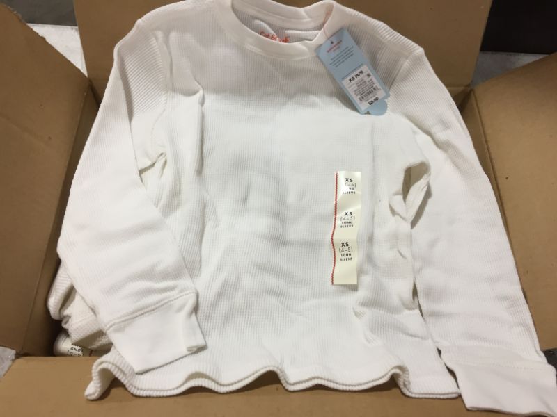 Photo 1 of 2 PACK - Boys' Thermal Long Sleeve T-Shirt - Cat & Jack™ 
SIZE XS (4/5)