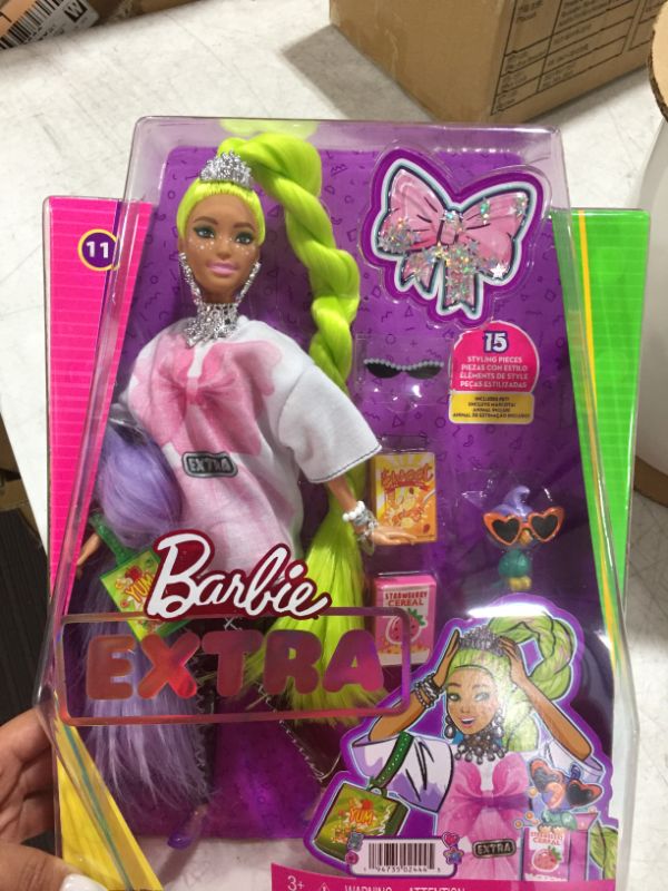 Photo 2 of Barbie Extra Doll and Pet #11 - Oversized Tee & Leggings