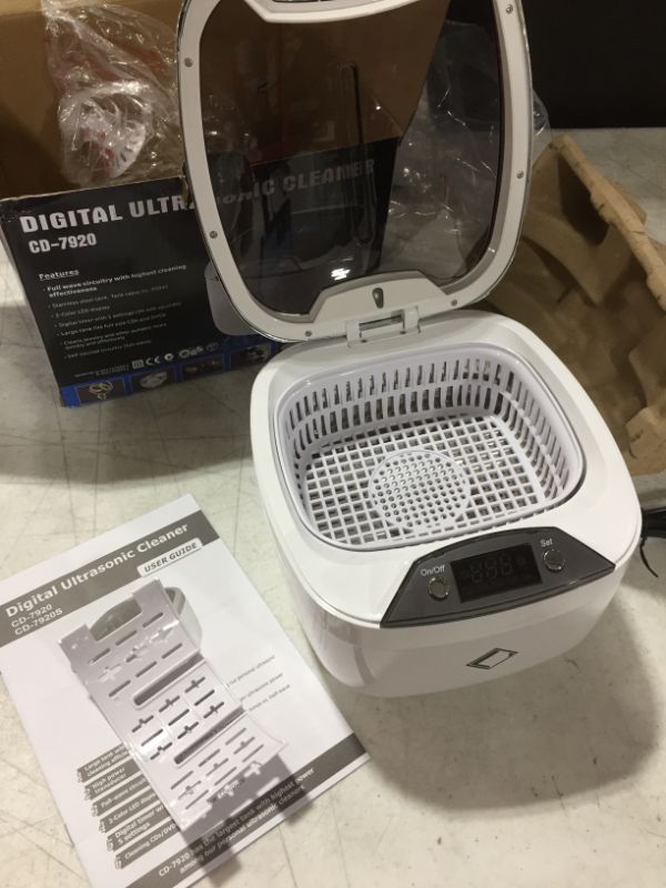 Photo 2 of SHARPERTEK DIGITAL ULTRASONIC CLEANER CD-7920
