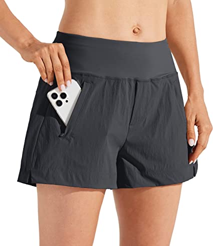 Photo 1 of Willit Women's 3.5" Running Hiking Shorts Quick-Dry Lightweight Workout Zip Pockets Mid Rise
