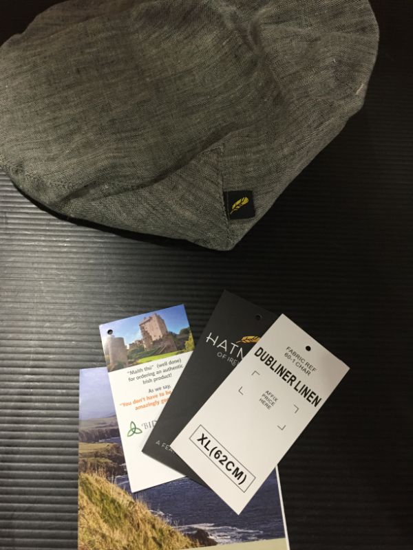 Photo 1 of Irish Linen Cap Made in Ireland Fitted Flat Cap Slim Fit Made by Our Maker Partner XL
(REFERENCE PHOTO)