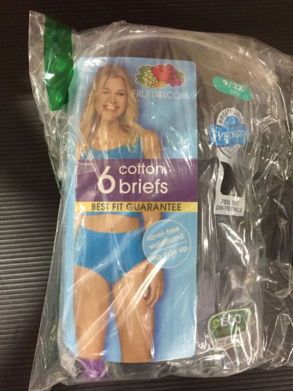 Photo 2 of Fruit of the Loom Women S Assorted Cotton Brief Underwear 6-Pack
SIX=ZE 9/2X