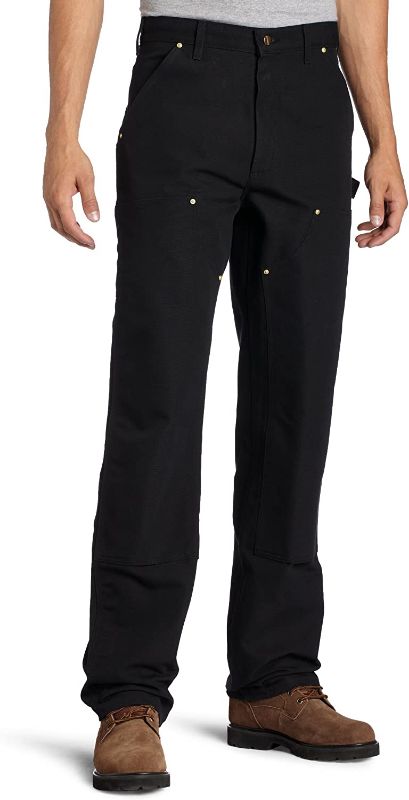 Photo 1 of Carhartt Men's Firm Duck Double-Front Work Dungaree Pant loose fit 38x32
