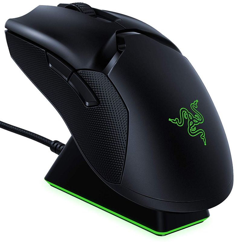 Photo 1 of Razer - Viper Ultimate Ultralight Wireless Optical Gaming Mouse with Charging Dock - Black
