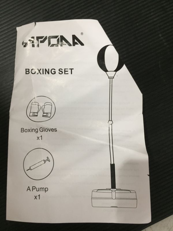 Photo 5 of Apoaa Punching Bag for Kids, Adjustable Kids Punching Bag with Stand, Kids Boxing Set with Gloves - Toy Gift for Age 3-12 Boys & Girls
