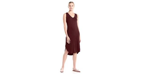 Photo 1 of Daily Ritual Women's Jersey Sleeveless V-Neck Dress, Black, X-Large
