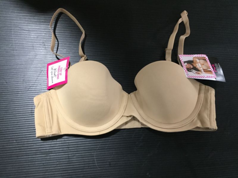 Photo 2 of Maidenform Self-Expressions Stay Put Strapless Bra Body Beige 34A Women S
