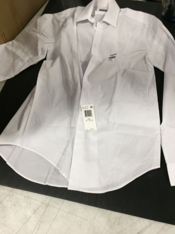 Photo 2 of Van Heusen Men's Dress Shirt Slim Fit Flex Collar Stretch Solid
15 1/2 32-33