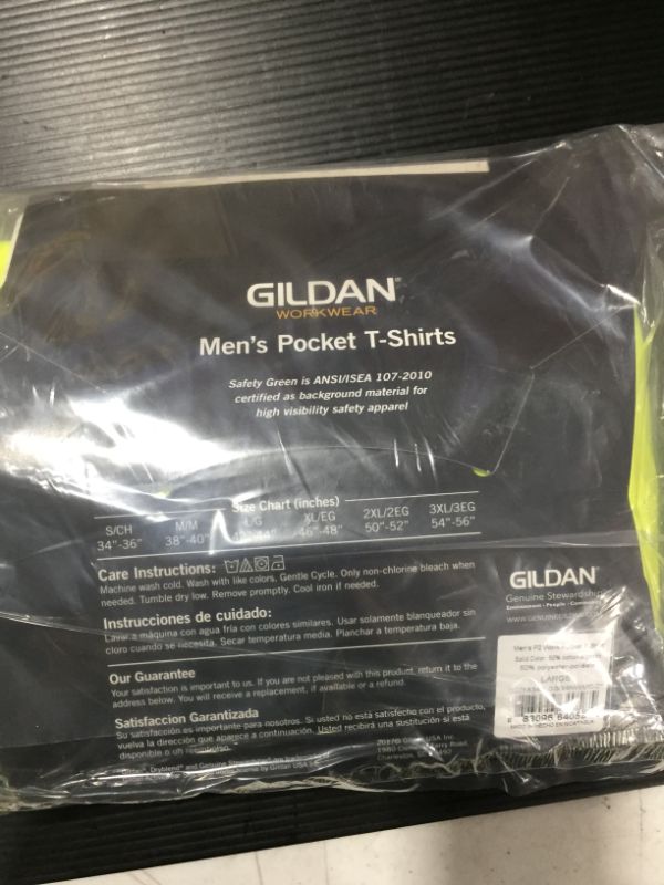 Photo 3 of Gildan Men's DryBlend Workwear T-Shirts with Pocket, 2-Pack
LARGE