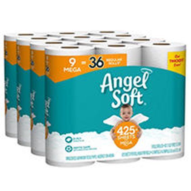 Photo 1 of Angel Soft Toilet Paper (36 Mega Rolls)
