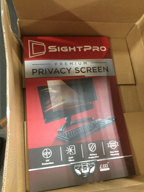 Photo 3 of SightPro 22 Inch Computer Privacy Screen Filter for 16:10 Widescreen Monitor - Privacy Shield and Anti-Glare Protector
