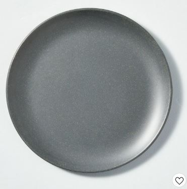 Photo 1 of 12 PACK Solid Bamboo-Melamine Dinner Plate Dark Gray - Hearth & Hand™ with Magnolia

