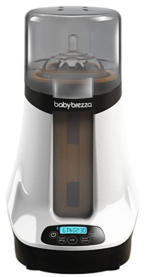 Photo 1 of Baby Brezza Safe & Smart Electric Baby Bottle Warmer, Breastmilk Warmer + Baby Food Warmer + Defroster - Universal Warmer Fits All Feeding Bottles: Glass + Plastic – Wireless Bluetooth Control
