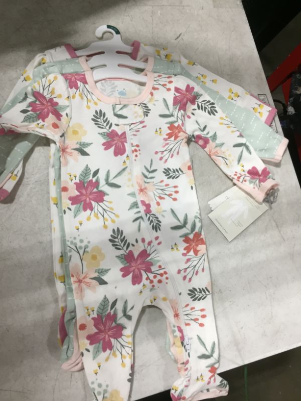 Photo 1 of 3 PACK BABY GIRL SLEEPERS
SIZE 0-3 MOS