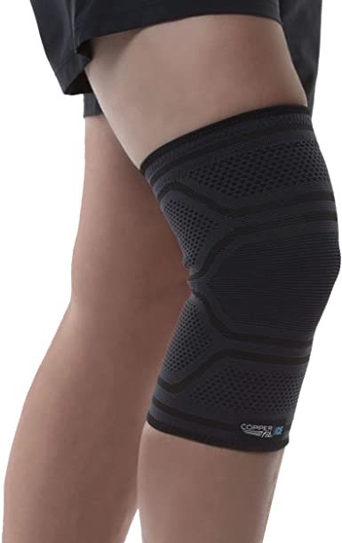 Photo 1 of Copper Fit ICE Knee Compression Sleeve Infused with Menthol and CoQ10, L/XL