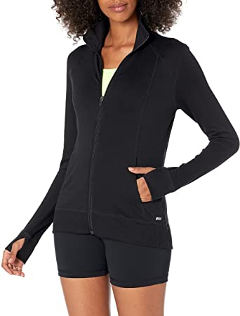 Photo 1 of Amazon Essentials Women's Studio Terry Long-Sleeve Full-Zip Jacket, Large
