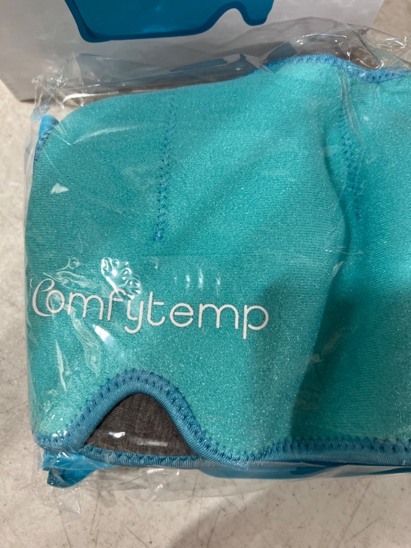 Photo 3 of Comfytemp Ice Pack for Back, 13.5inx21.5in Large Reusable Gel Compress for Injuries, Back Pain Relief with 2 Straps, Cold Therapy for Swelling, Bruises, Sprains, Surgery on Back, Waist, Hip, Legs
