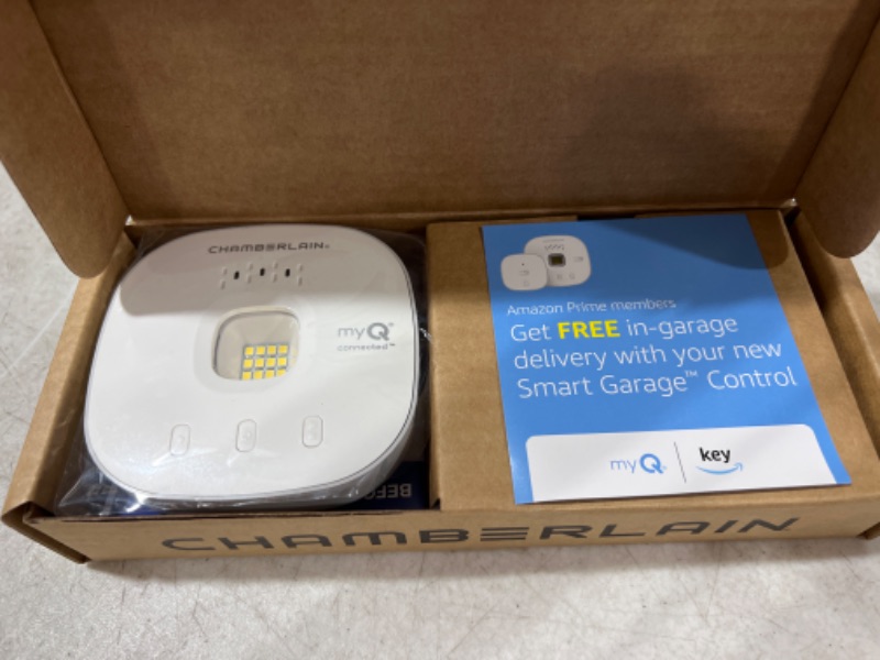 Photo 2 of Chamberlain - myQ Smart Garage Control - White
