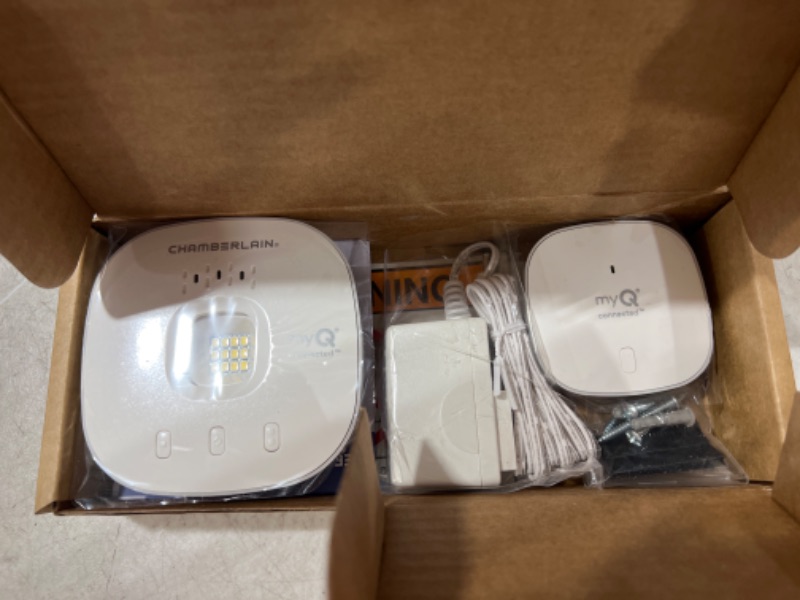 Photo 3 of Chamberlain - myQ Smart Garage Control - White
