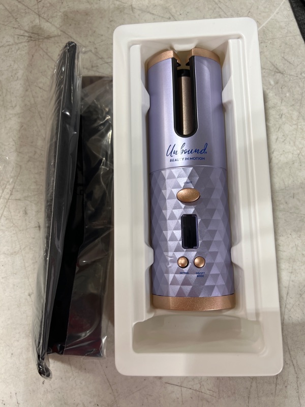 Photo 2 of Conair Unbound Cordless Auto Curler - Rechargeable Auto Curler For Curls or Waves
