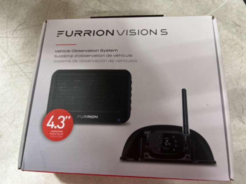 Photo 4 of Furrion Vision S 4.3 Inch Wireless RV Backup System with 1 Rear Sharkfin Camera, Infrared Night Vision and Wide Viewing Angle - FOS43TASF
