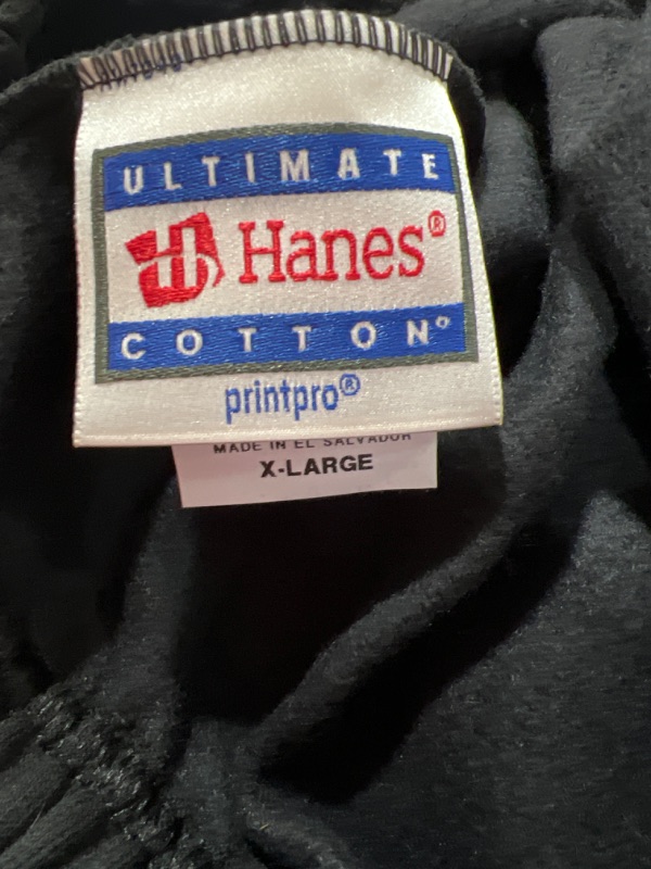 Photo 3 of Hanes Men's Ultimate Cotton Pant, Black XL