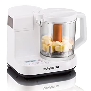 Photo 1 of Baby Brezza Glass Baby Food Maker – Cooker and Blender to Steam and Puree Baby Food for Pouches in Glass Bowl - Make Organic Food for Infants and Toddlers – 4 Cup Capacity
