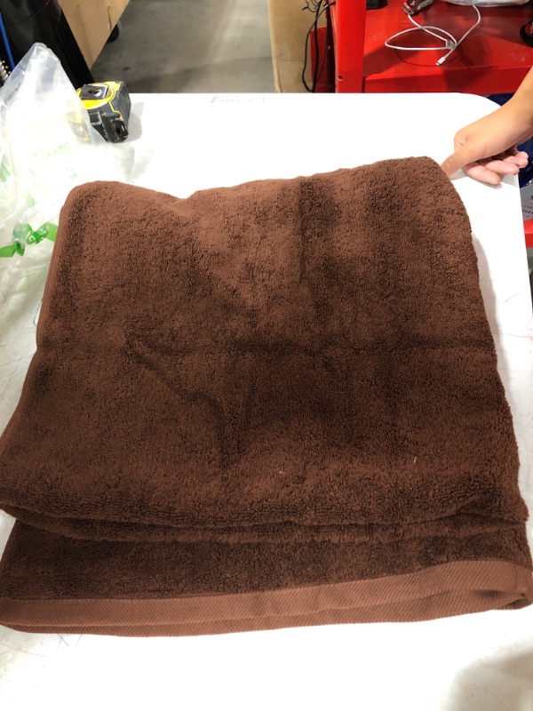 Photo 2 of PACK OF ONE Utopia Towels - Luxurious Jumbo Bath Sheet - 600 GSM 100% Ring Spun Cotton Highly Absorbent and Quick Dry Extra Large Bath Towel - Super Soft Hotel Quality Towel 