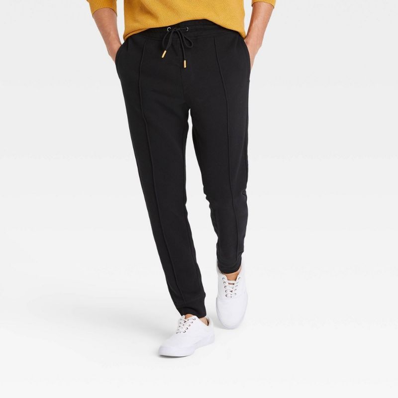 Photo 1 of Men's Pintuck Jogger Pants - Goodfellow & Co™ Black XS

