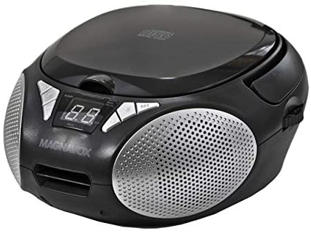 Photo 1 of Magnavox MD6924 Portable Top Loading CD Boombox with AM/FM Stereo Radio in Black 