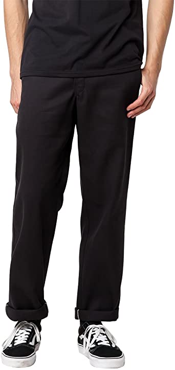 Photo 1 of Dickies mens Flex Work Slim Straight Fit Pants, Black, 36W x 30L 
