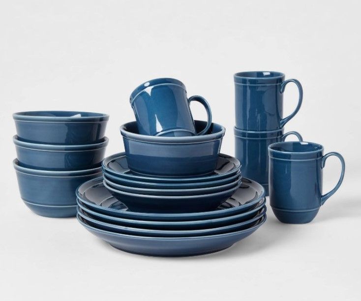 Photo 1 of 16pc Porcelain Courtland Dinnerware Set - Threshold™

