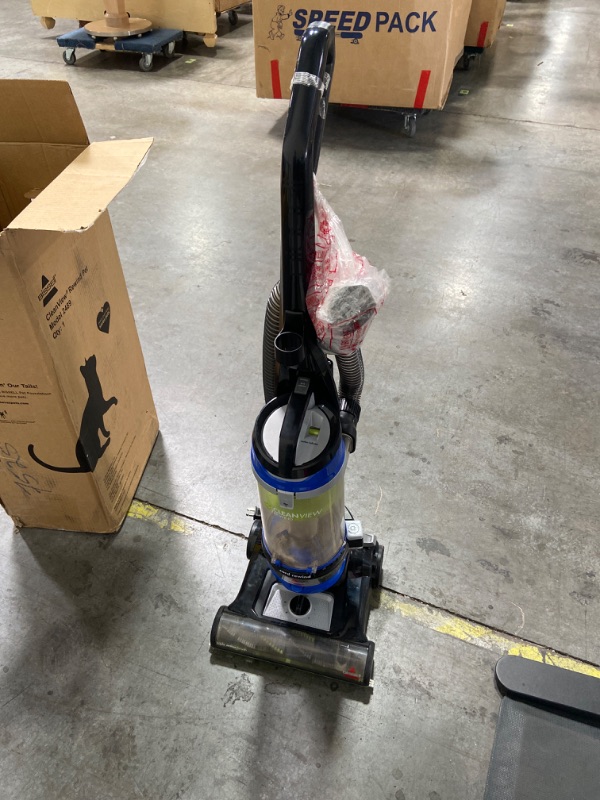 Photo 1 of BISSELL Cleanview Rewind Pet Bagless Vacuum Cleaner, 2489, Blue
