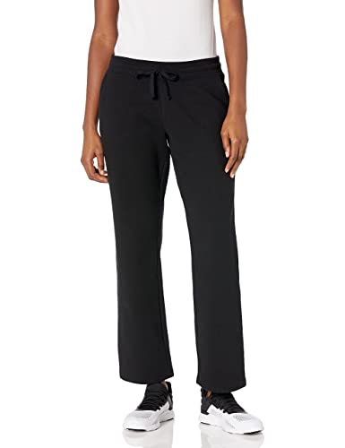 Photo 1 of Amazon Essentials Women's Relaxed-Fit French Terry Fleece Sweatpant Black, Medium