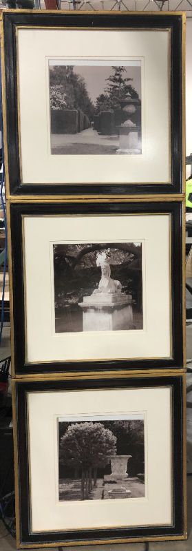 Photo 2 of 3 WINDOW MATTED  FRAMED BLACK  WHITE DECORATIVE PHOTOS UNKNOWN PHOTO LOCATIONS  ARTISTS APPROX 67H X 23W INCHES