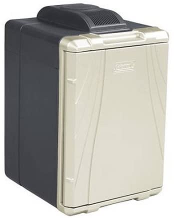 Photo 1 of Coleman 40-Quart PowerChill Thermoelectric Cooler with Power Cord, Black/Silver
