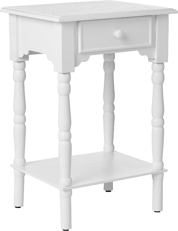 Photo 1 of Décor Therapy End Table, White
