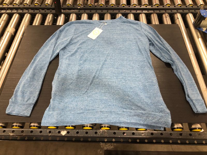 Photo 1 of Womens Long Sleeve Shirt (xl) (BLUE)