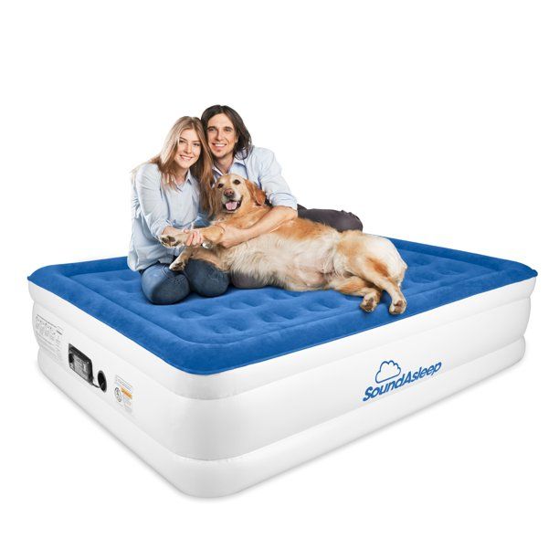 Photo 1 of SoundAsleep Dream Series Air Mattress with ComfortCoil Technology & Internal High Capacity Pump - Queen Size
