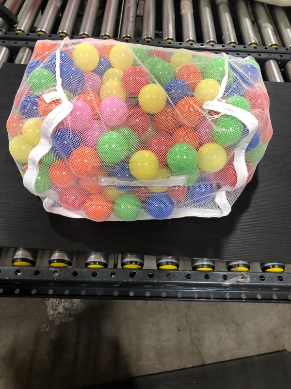 Photo 1 of Click N' Play Ball Pit Balls for Kids, Plastic Refill Balls, 200 Pack, Phthalate and BPA Free, Includes a Reusable Storage Bag with Zipper, Bright Colors, Gift for Toddlers and Kids
