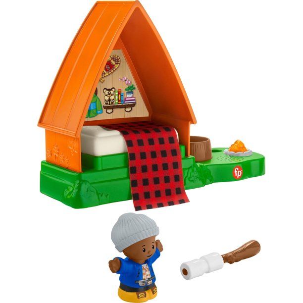 Photo 1 of Fisher-Price Little People A-Frame Cabin Electronic Playset
